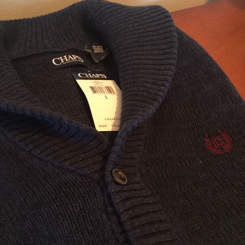 Chaps button up cardigan.